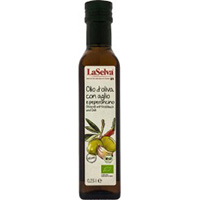 La Selva Olivenöl mit Knoblauch und Chili