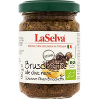 La Selva Bruschetta aus dunklen Oliven