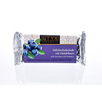 STYX Milchschokolade mit Heidelbeer bio